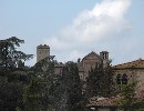 Panoramablick von den Zimmern in Panzano